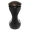 Stilvolle Grablampe Classic aus echtem Granit Schwedisch Black Höhe 25 cm / Ø 12,5 cm
