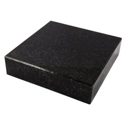 Rechteckiger Granitsockel Granit Schwedisch Black 20 cm x...