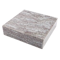 Rechteckiger Granitsockel Granit Orion (hell) 20 cm x 20...